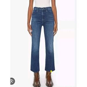 MOTHER Jeans The Hustler Ankle Color  Heirloom  Size 28 Flare Crop Medium Wash